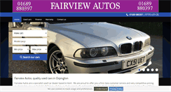 Desktop Screenshot of fairviewautos.co.uk